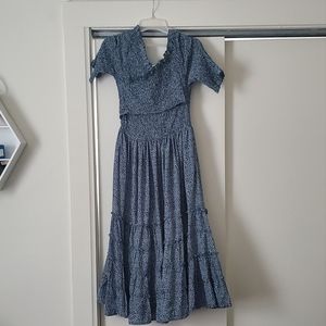 Piper & Scoot Teal Floral Dress